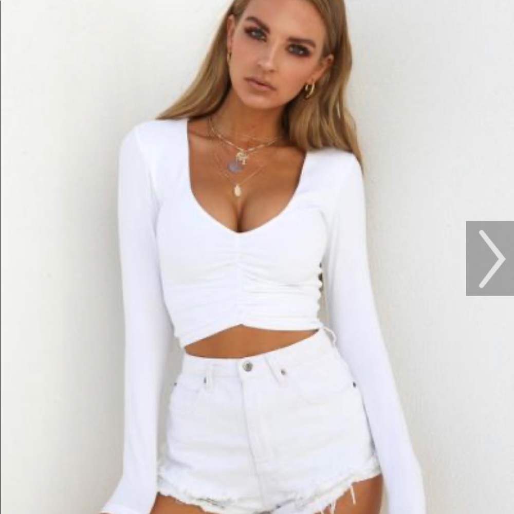 TigerMist White Sian Top Small